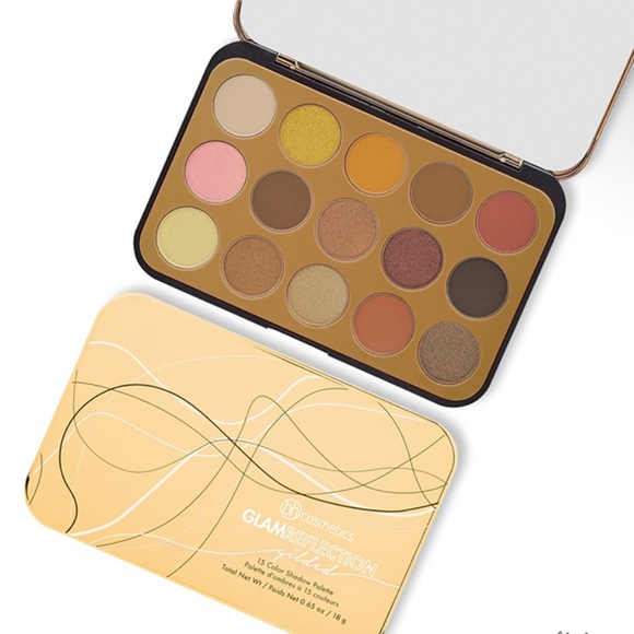 Gilded Glam Reflectios BH Cosmetics 15 Pan Eyeshadow Palette - Picture 11 of 16